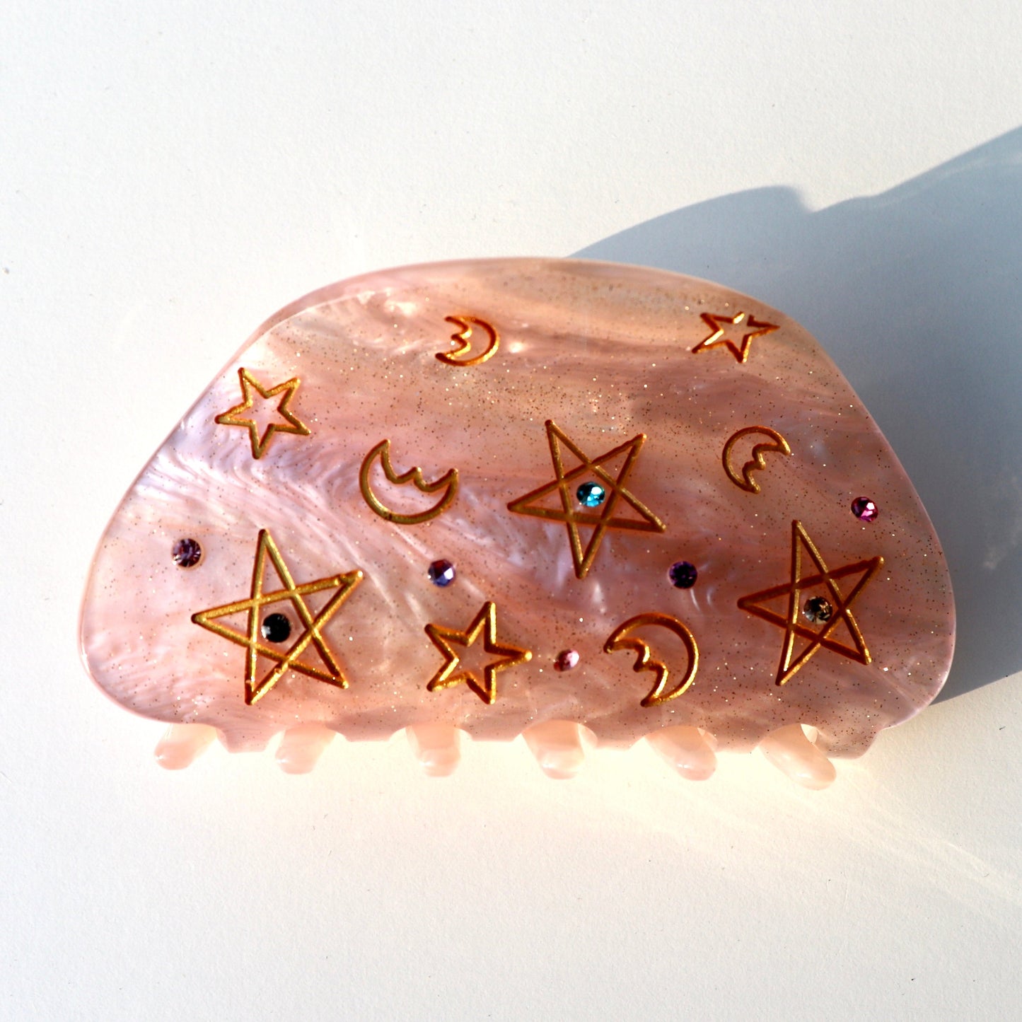 Pearlescent Starry Hair Clip