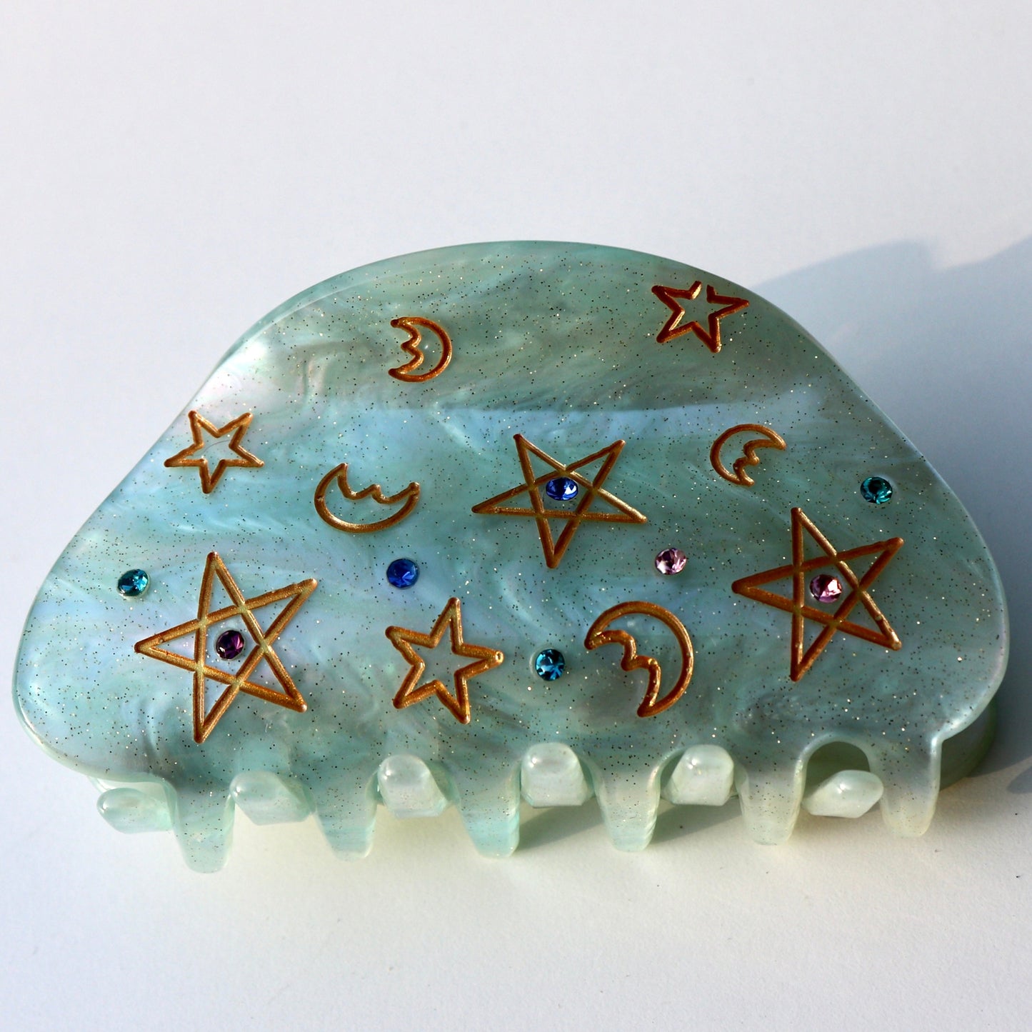 Pearlescent Starry Hair Clip