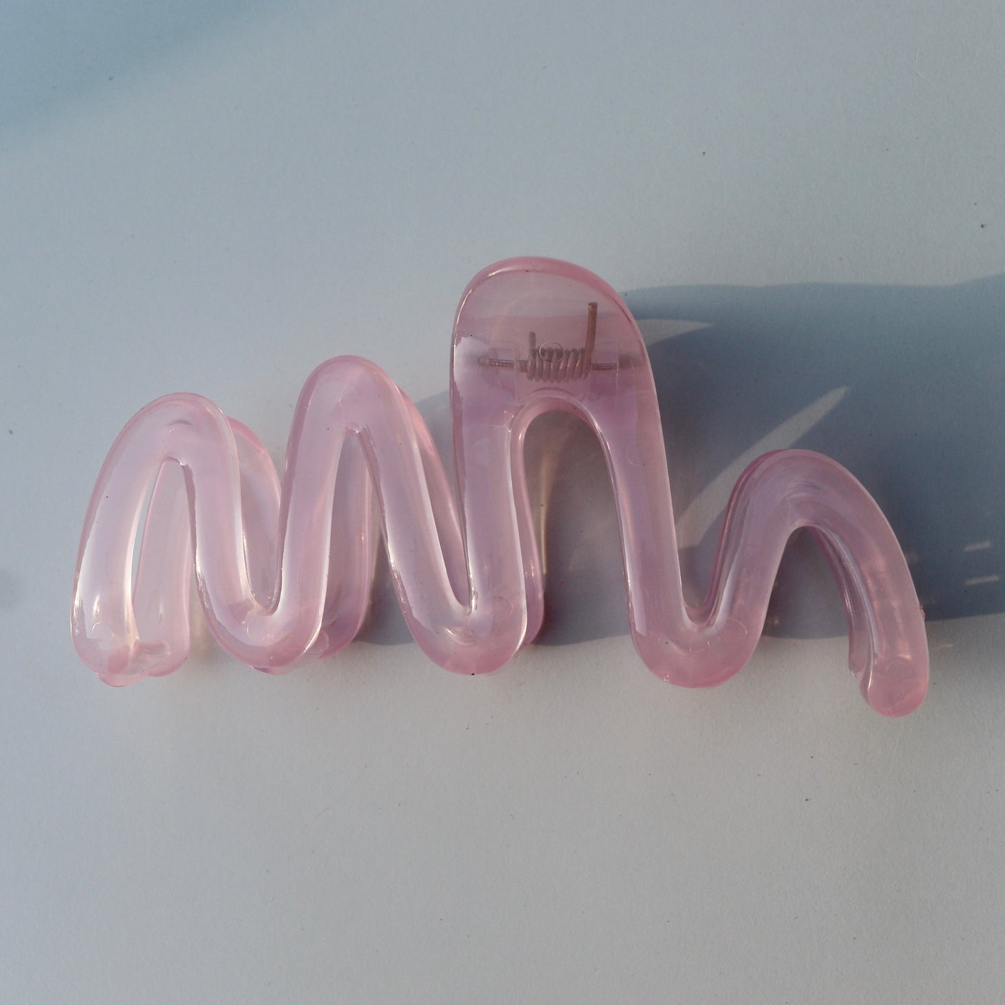 Clear Wavy Hair Clip