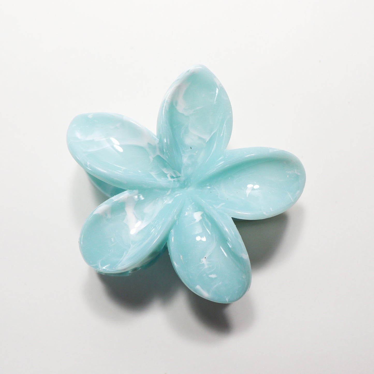 Plumeria Pastels Floral Claw Clip