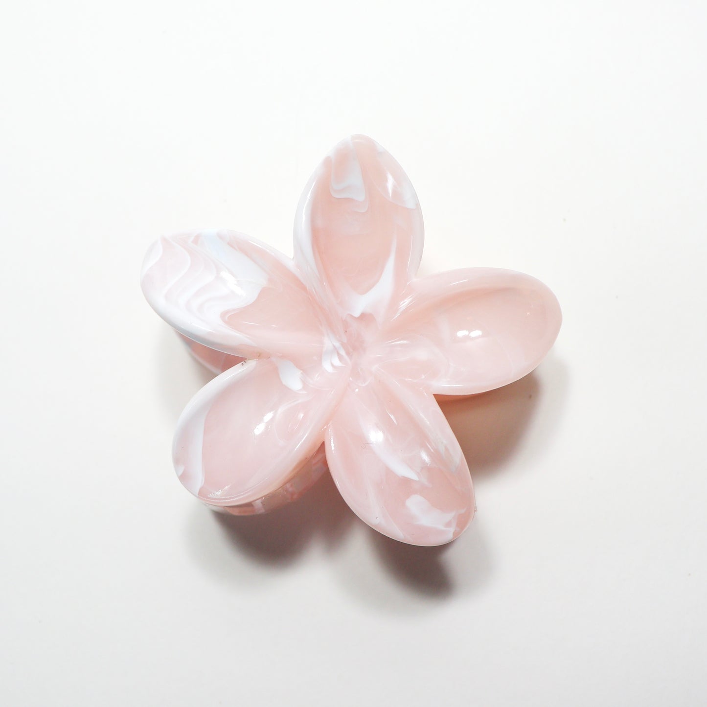 Plumeria Pastels Floral Claw Clip
