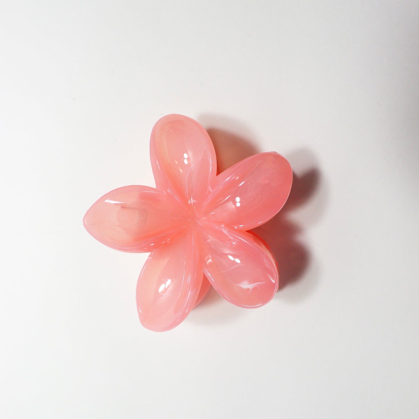 Plumeria Pastels Floral Claw Clip