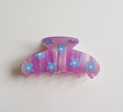 Pearlized Flower Hair Clip