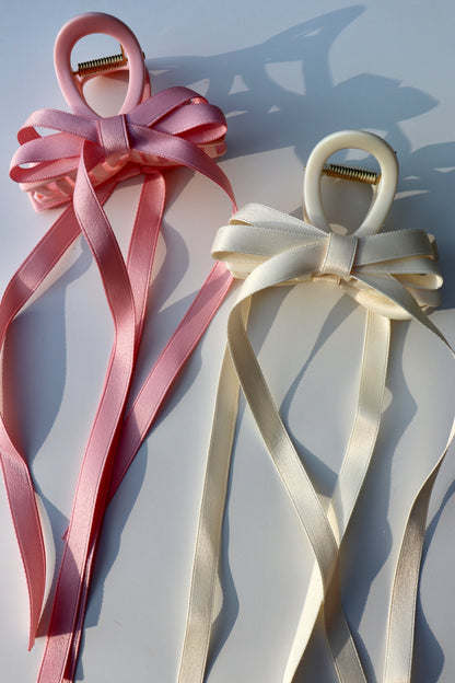 Long Bow Hair Clip