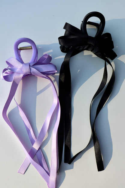 Long Bow Hair Clip