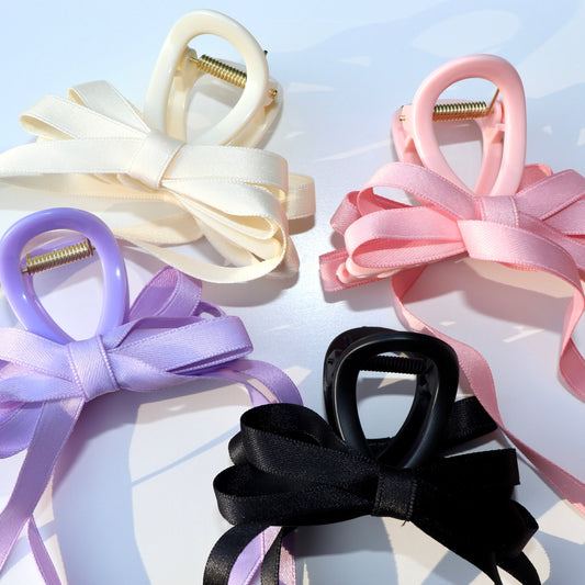 Long Bow Hair Clip