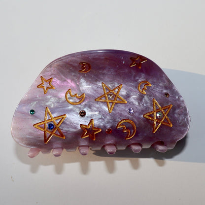 Pearlescent Starry Hair Clip
