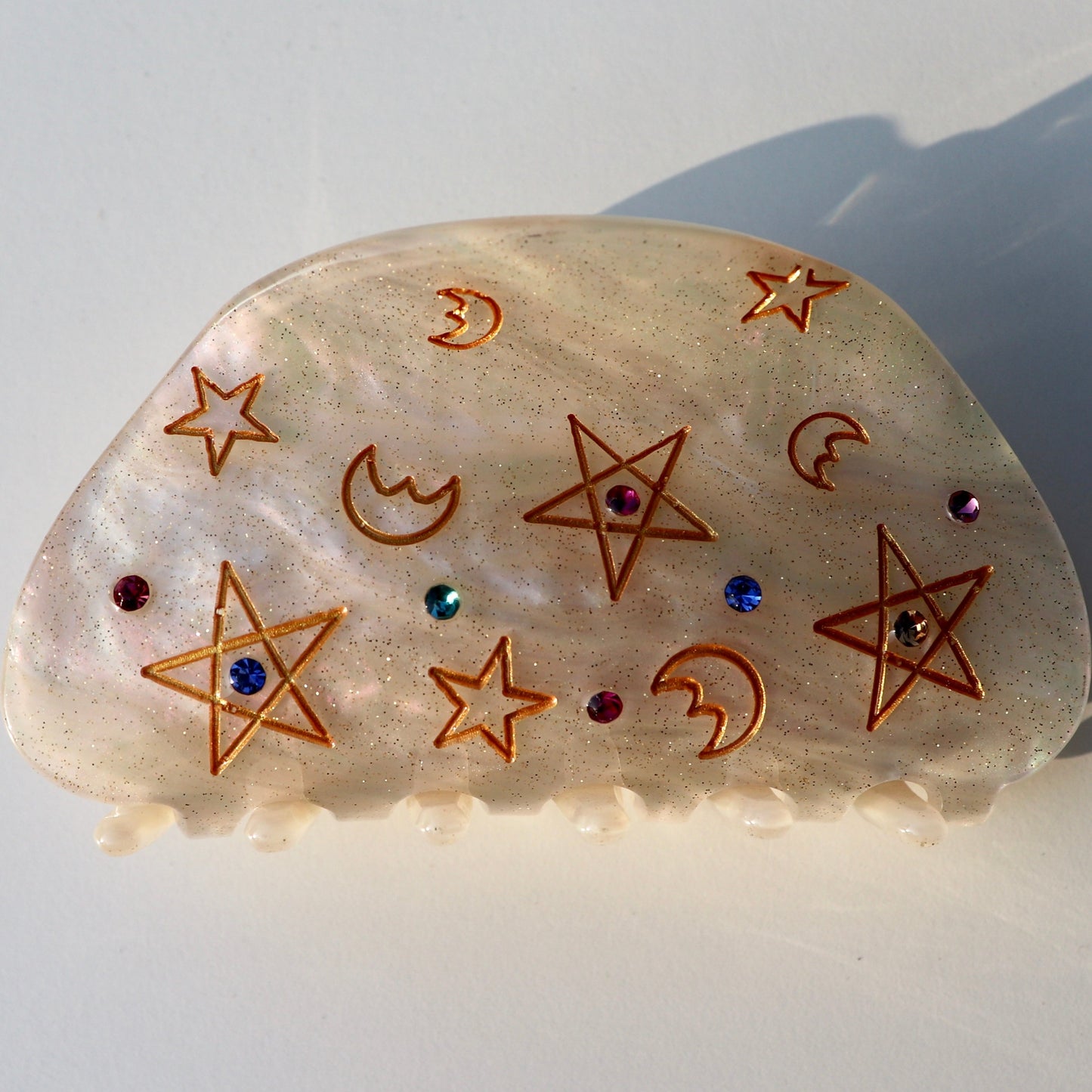 Pearlescent Starry Hair Clip