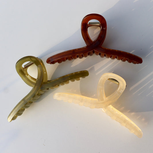 Clear twist Hair Clip