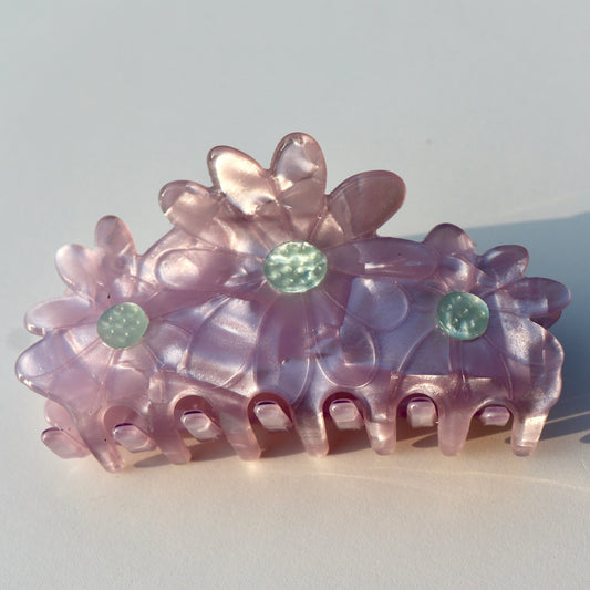 Pearl Daisy Hair Clip