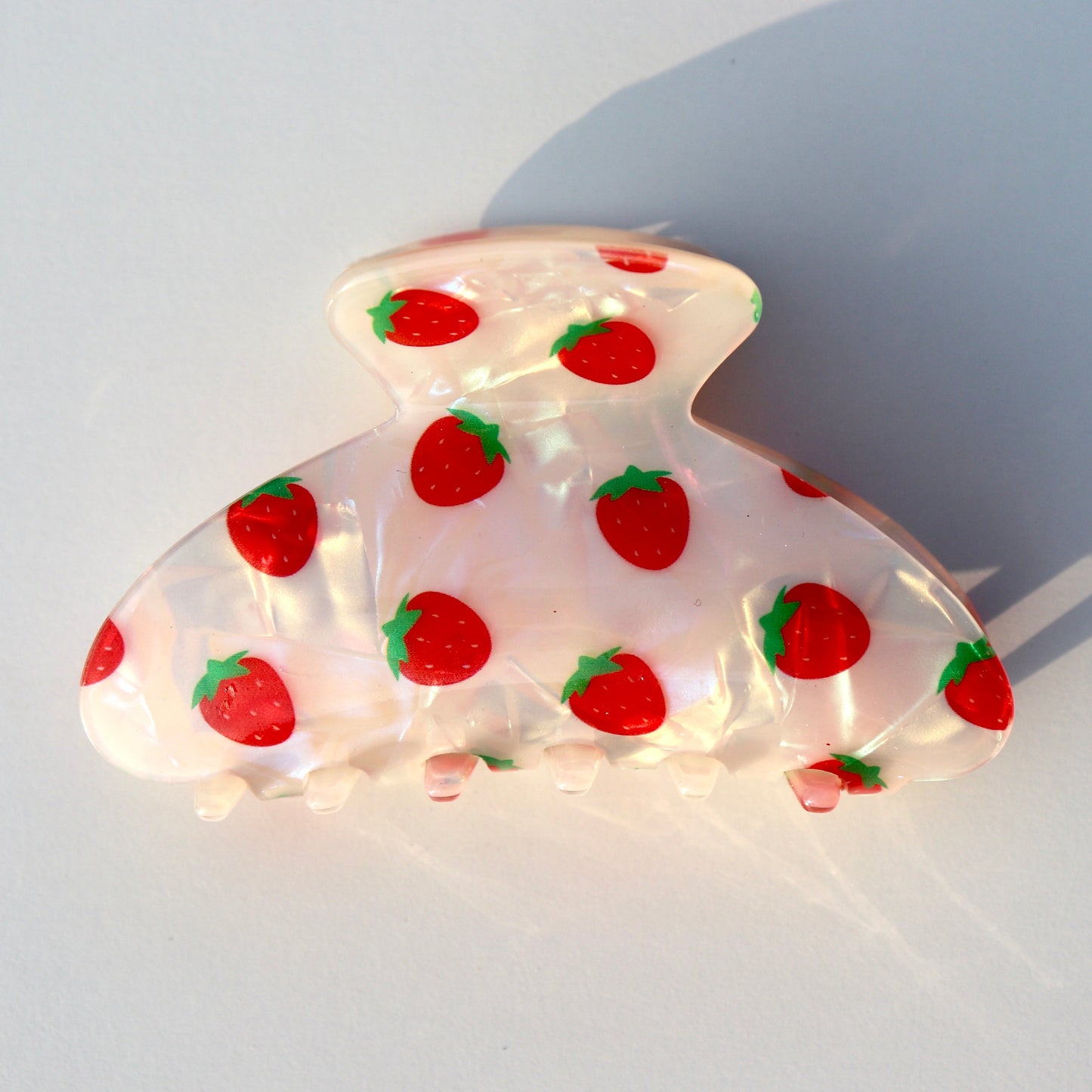 Pearl Strawberry Hair Clip