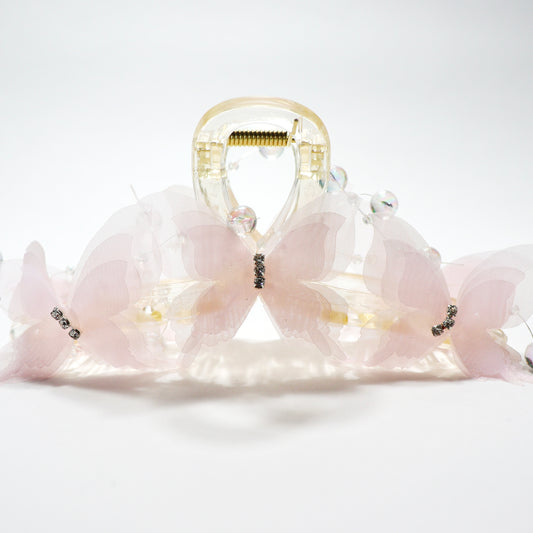 She Was A Fairy Butterfly Pearl Claw Clip