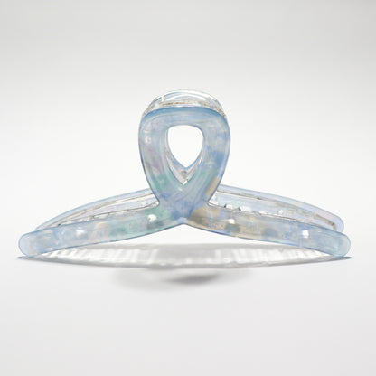 Opal Aura Twist Claw Clip