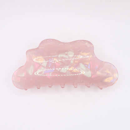 Opalescent Wavy Claw Clip