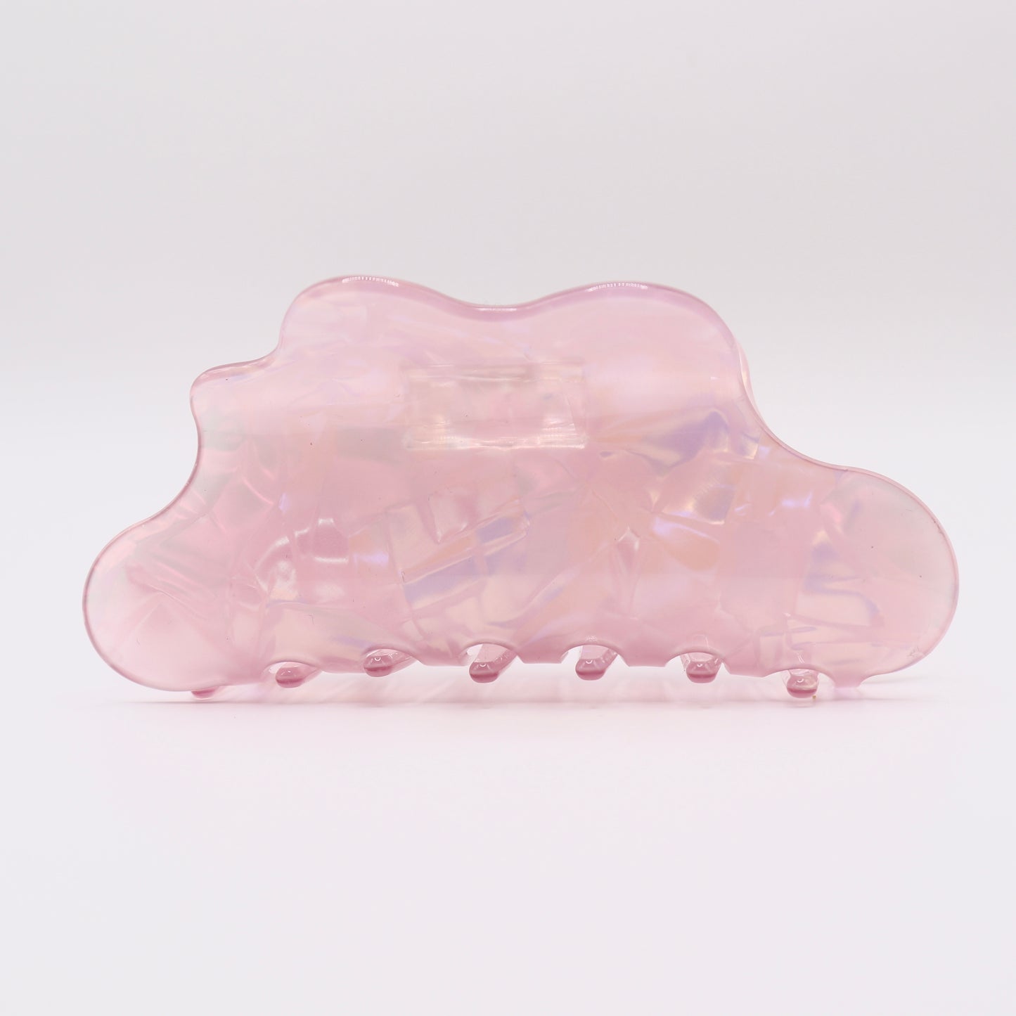 Opalescent Wavy Claw Clip